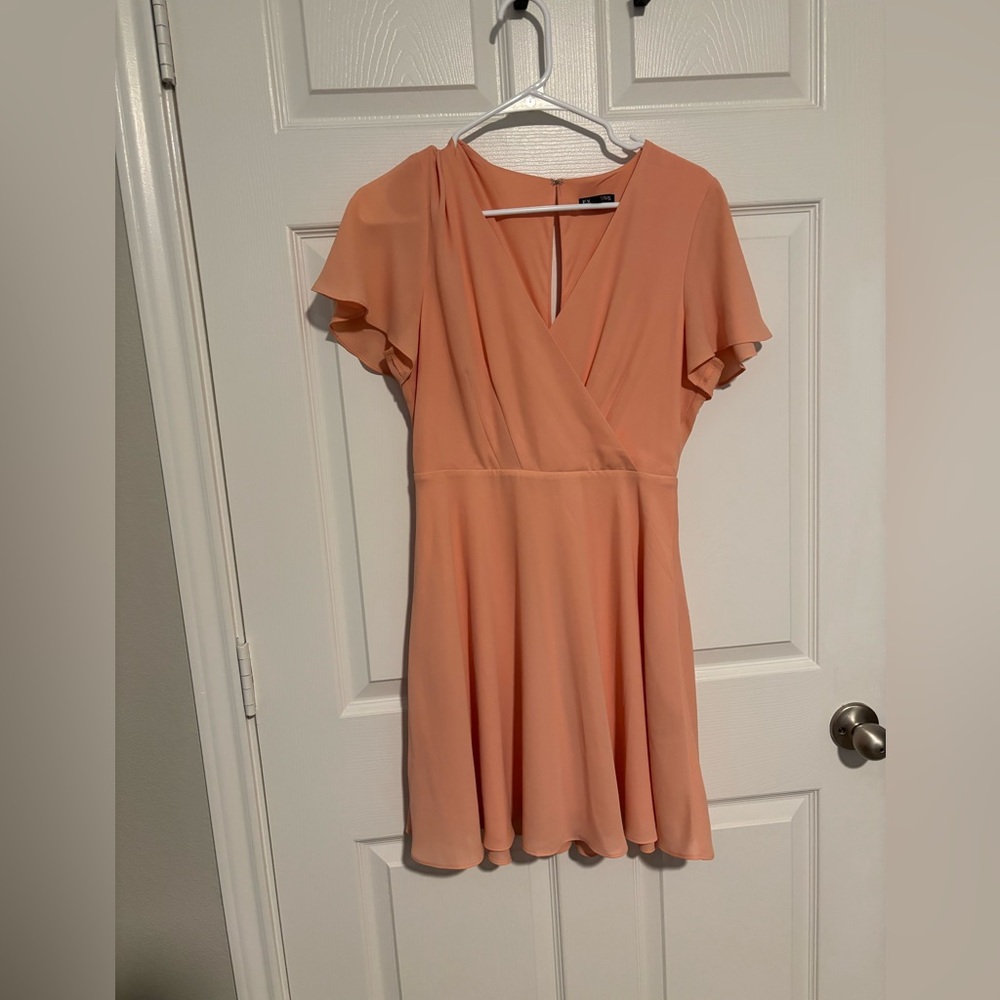 Express Peach Mini Dress